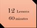1-1 Online : 60 minutes for 12 Lessons Package