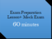 Exam Preparation Lessons  + Mock Exam : 1 x 60 Minutes